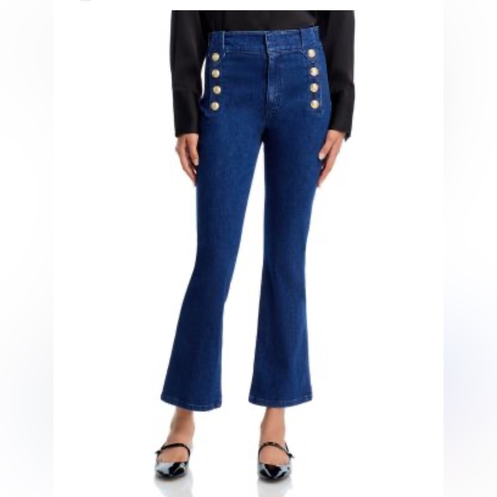 10 Crosby Derek Lam Blue Flared Capris